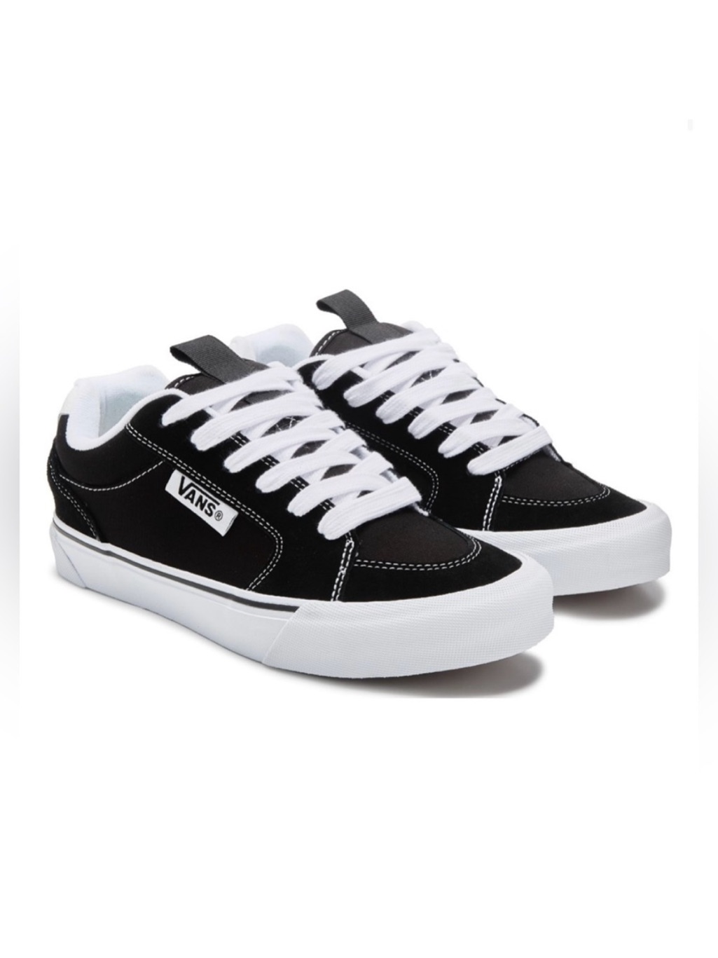 Vans Chukka Push Shoes Black / White Mens 10.0 Us